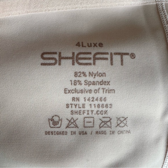 Shefit Flex Sports Bra Medium Impact Bra in Blush Size 4 Luxe - Picture 6 of 8